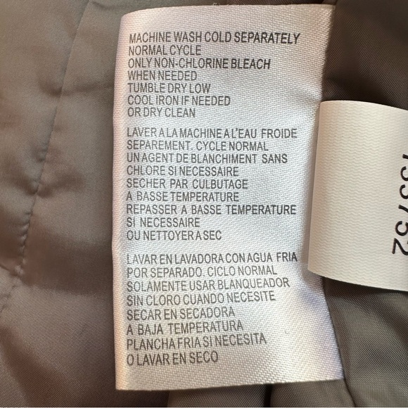 MICHAEL‎ KORS Quilted Black High Neck Women’s Jacket Size 8 - Picture 12 of 14